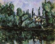 Paul Cezanne The Banks of the Marne USA oil painting artist